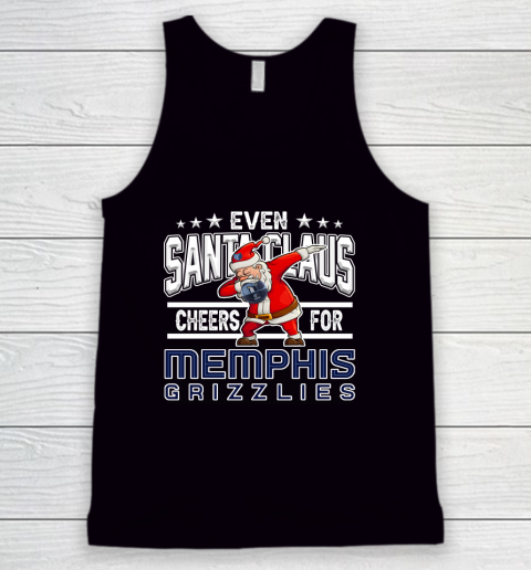 Memphis Grizzlies Even Santa Claus Cheers For Christmas NBA Tank Top