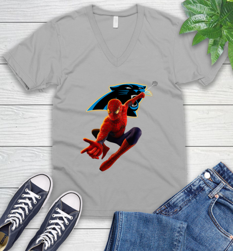 Grey carolina best sale panthers shirt