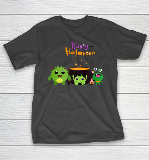 Happy Halloween Matching Family Cute Monster T-Shirt