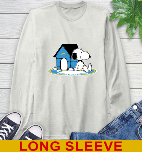NFL Football Los Angeles Chargers Snoopy The Peanuts Movie Shirt Long Sleeve T-Shirt 12