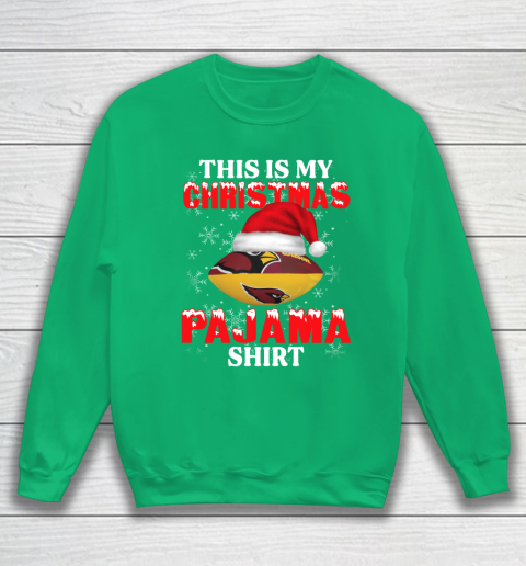 Arizona Cardinals This Is My Christmas Pajama Shirt NFL Sweatshirt 5