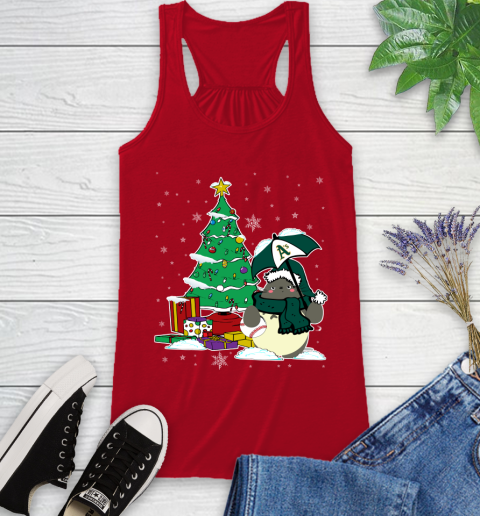 Oakland Athletics MLB Baseball Cute Tonari No Totoro Christmas Sports Racerback Tank 5