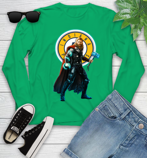 NBA Thor Avengers Endgame Basketball Indiana Pacers Youth Long Sleeve 6