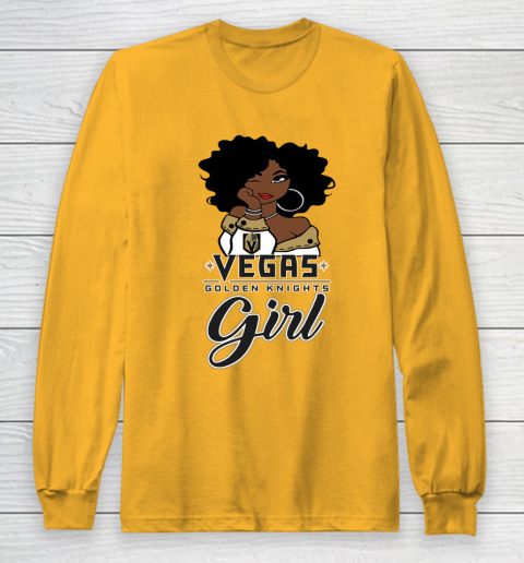Vegas Golden Knights Girl NHL Long Sleeve T-Shirt 3