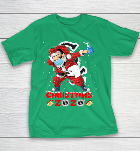 Chicago White Sox Funny Santa Claus Dabbing Christmas 2020 MLB Youth T-Shirt 3