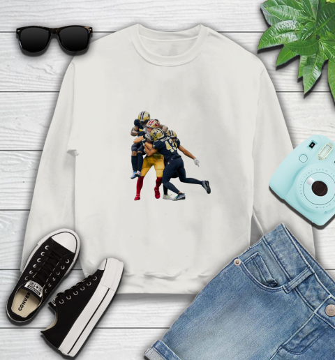 Sprint Football San Francisco 49ers And New Orleans Saints Shirts 36