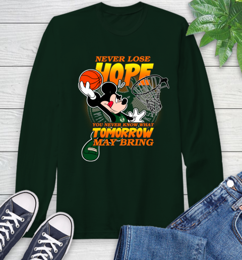 Milwaukee Bucks NBA Basketball Mickey Disney Never Lose Hope Long Sleeve T-Shirt 7