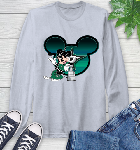 NHL Dallas Stars Stanley Cup Mickey Mouse Disney Hockey T Shirt Long Sleeve T-Shirt 6
