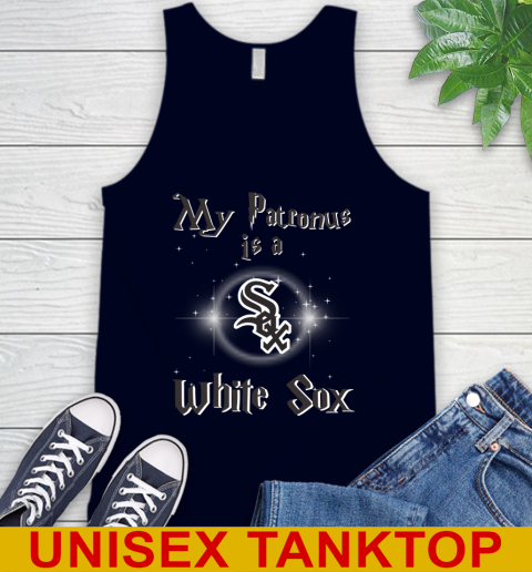 MLB Baseball Harry Potter My Patronus Is A Chicago White Sox Tank Top - Image 3