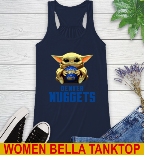 NBA Basketball Denver Nuggets Star Wars Baby Yoda Shirt 47
