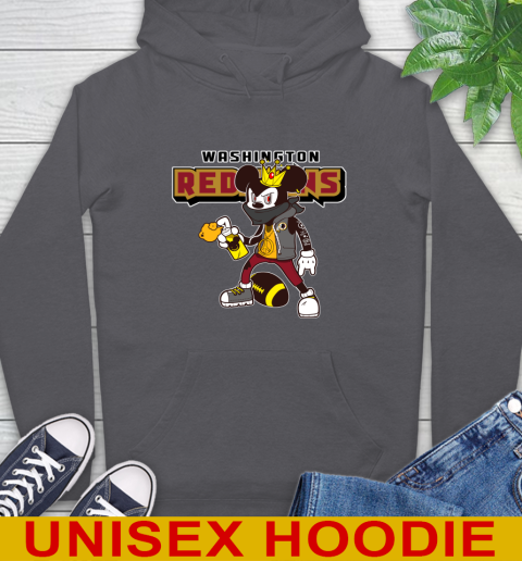 Washington Redskins NFL Football Mickey Peace Sign Sports Hoodie 7
