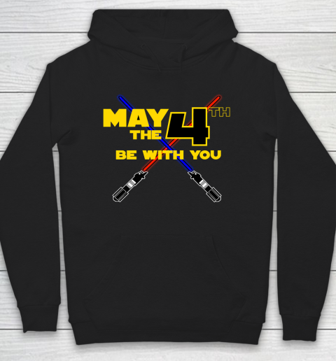 Star Wars Shirt May the Fourth Be With You Lightsaber Hoodie