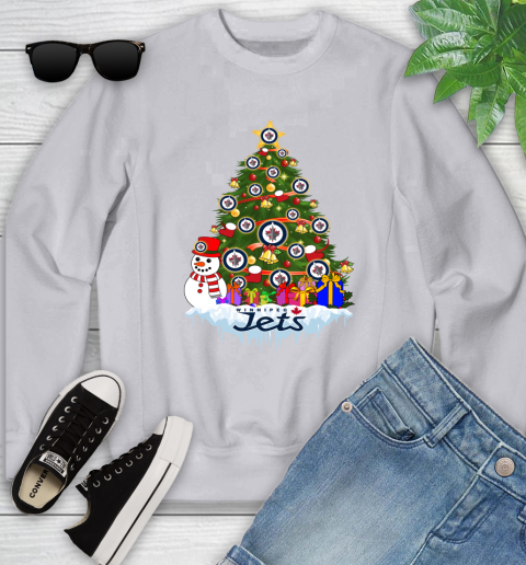 Winnipeg Jets Merry Christmas NHL Hockey Sports Youth Sweatshirt 4