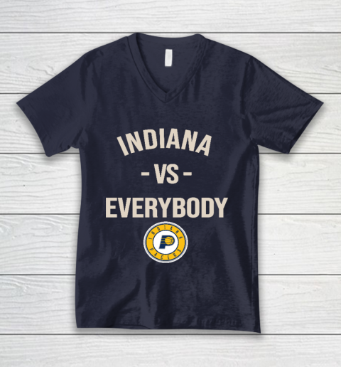 Indiana Pacers Vs Everybody V-Neck T-Shirt 2