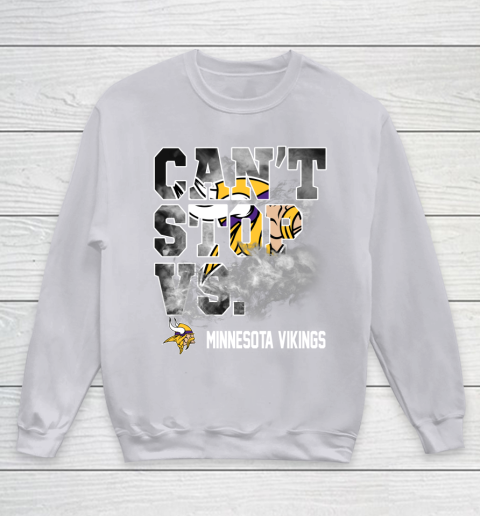 NFL Minnesota Vikings Can't Stop Vs Youth Sweatshirt 3
