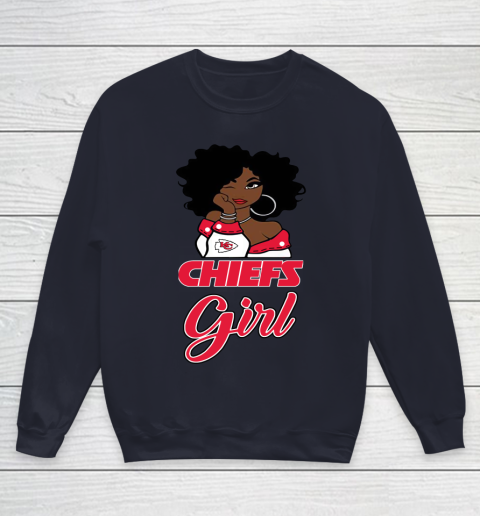 Kansas City Chiefs Girl NFL Youth Sweatshirt 3