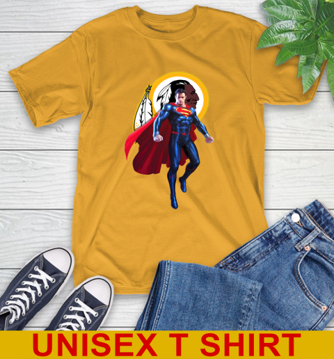 NFL Superman DC Sports Football Washington Redskins T-Shirt 3