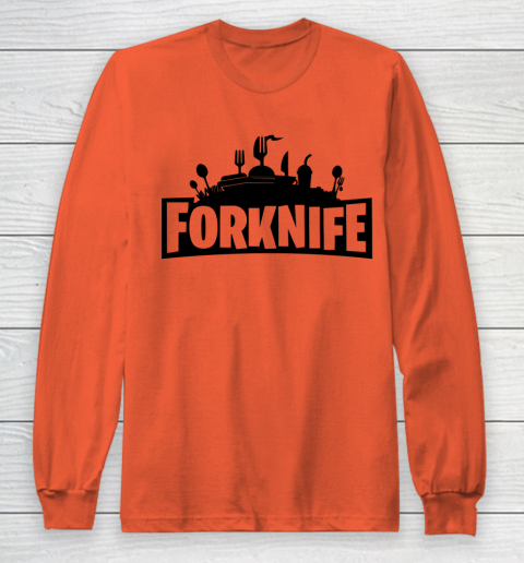 Fortnite Tshirt Forknife Long Sleeve T-Shirt 3