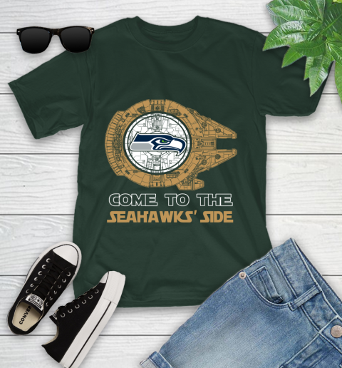 NFL Come To The Seattle Seahawks Wars Football Sports Youth T-Shirt 5