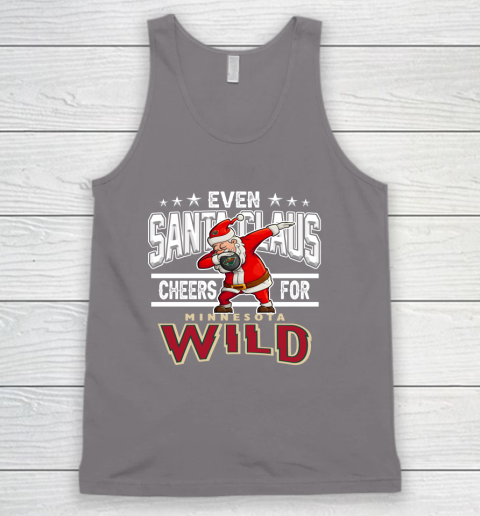 Minnesota Wild Even Santa Claus Cheers For Christmas NHL Tank Top 7 Minnesota Wild Even Santa Claus Cheers For Christmas NHL Tank Top - Image 7