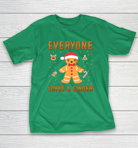 Everyone Loves A Ginger Funny Christmas T-Shirt 5