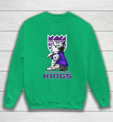NBA Basketball My Cat Loves Sacramento Kings Sweatshirt 5