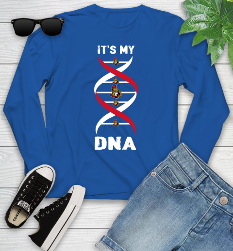 Ottawa Senators NHL Hockey It's My DNA Sports Youth Long Sleeve 10