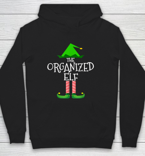 The Organized Elf Family Matching Group Christmas Gift Funny Hoodie