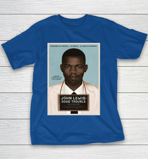 Good Trouble John Lewis Youth T-Shirt 8
