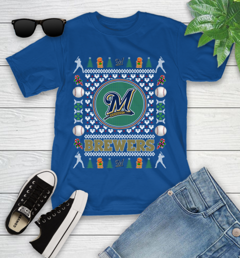 Milwaukee Brewers Merry Christmas MLB Baseball Loyal Fan Ugly Shirt 111