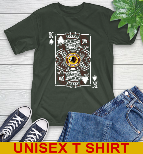 Washington Redskins NFL Football The King Of Spades Death Cards Shirt T-Shirt 6