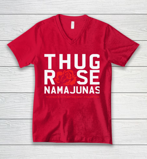 Thug Rose Namajunas Classic V-Neck T-Shirt 6