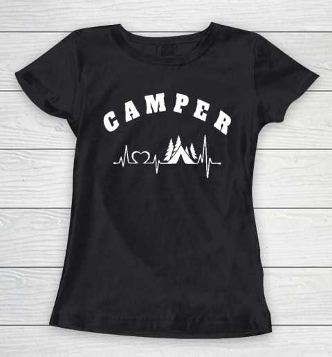 Heartbeat Camping Hobby Camper Women's T-Shirt