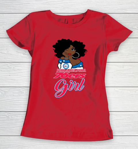 Philadelphia 76ers Girl NBA Women's T-Shirt 10