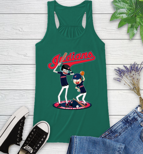 MLB Cleveland Indians Rick And Morty Baseball 43