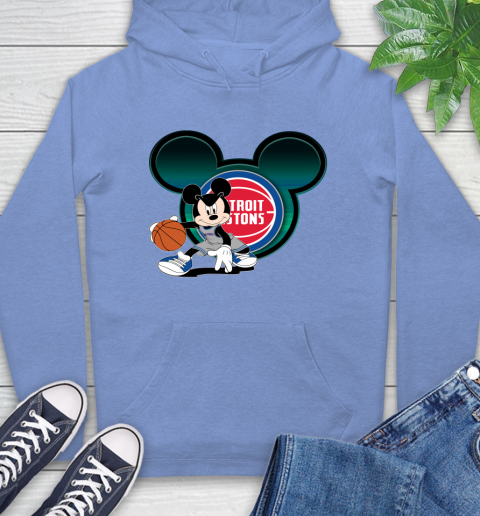 NBA Detroit Pistons Mickey Mouse Disney Basketball Hoodie 11