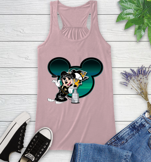 NHL Pittsburgh Penguins Stanley Cup Mickey Mouse Disney Hockey T Shirt Racerback Tank 11
