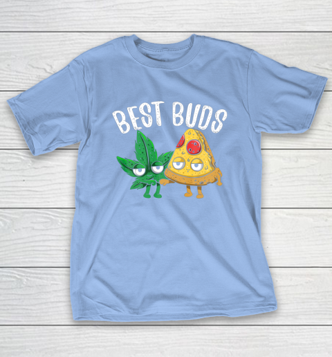 Best Buds Pizza Marijuana Leaf Weed Funny T Shirt Tee For Sports