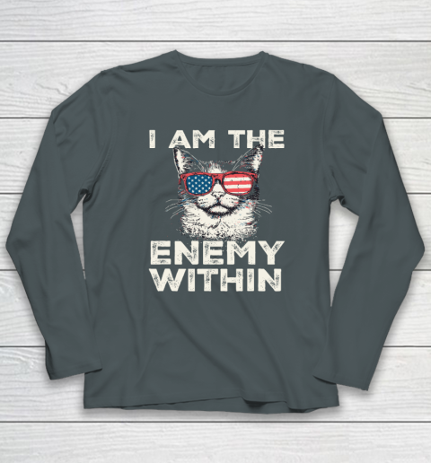 I Am The Enemy Within Tee  Kamala Harris 2024 Merch Long Sleeve T-Shirt 3