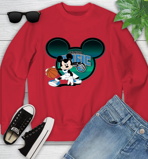 NBA Orlando Magic Mickey Mouse Disney Basketball Youth Sweatshirt 9