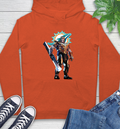 NFL Thanos Gauntlet Avengers Endgame Football Miami Dolphins Hoodie 5