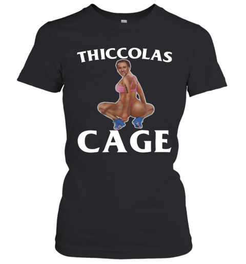 Thiccolas Cage Body Nicki Minaj Women's T-Shirt
