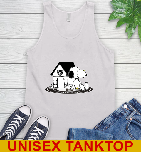 NBA Basketball Brooklyn Nets Snoopy The Peanuts Movie Shirt Tank Top