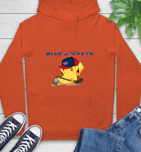 NHL Pikachu Hockey Sports Columbus Blue Jackets Hoodie 5