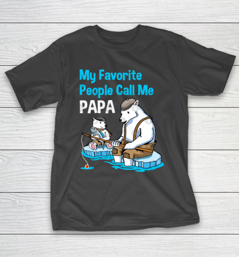 Father's Day Funny Gift Ideas Apparel  Father and Children Animal Tshirt for Father Lovers T Shirt T-Shirt