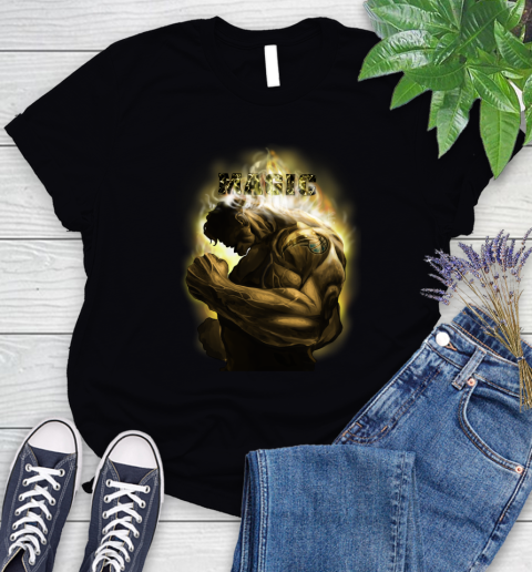 Orlando Magic NBA Basketball Hulk Marvel Avengers Sports Women's T-Shirt