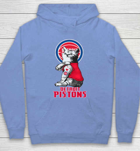 NBA Basketball My Cat Loves Detroit Pistons Hoodie 8