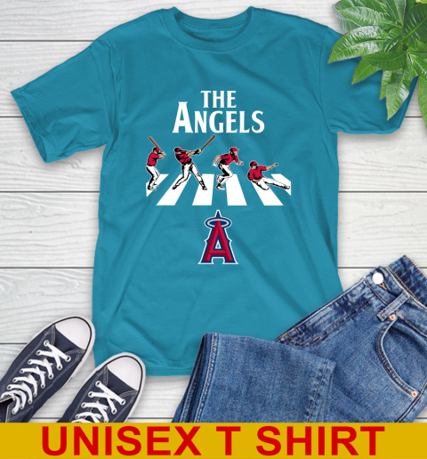 MLB Baseball Los Angeles Angels The Beatles Rock Band Shirt T-Shirt 9