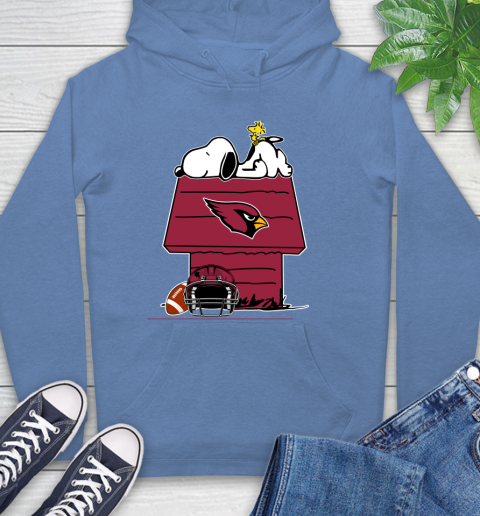 Arizona Cardinals NFL Football Snoopy Woodstock The Peanuts Movie Hoodie 11