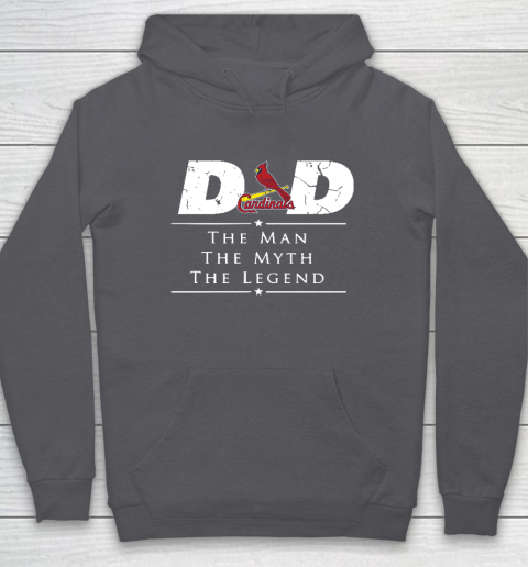 St.Louis Cardinals MLB Baseball Dad The Man The Myth The Legend Hoodie 4